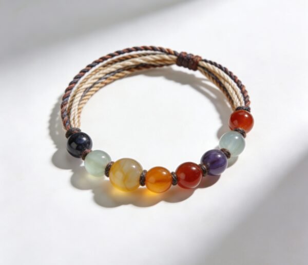 Earth Tone Braided Bracelet