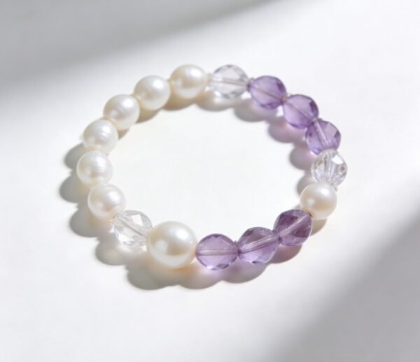 Lavender Pearl Bracelet