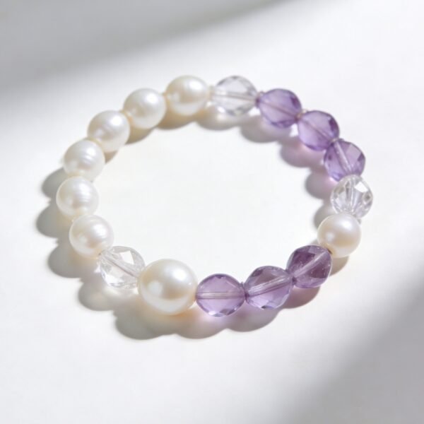 Lavender Pearl Bracelet