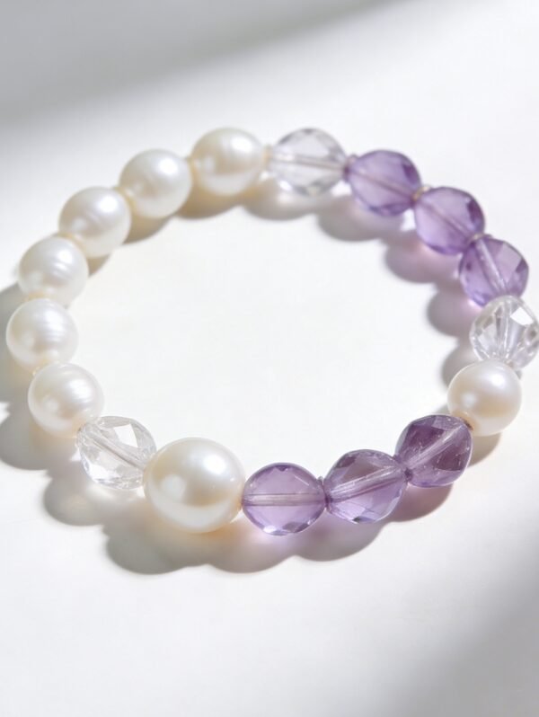 Lavender Pearl Bracelet