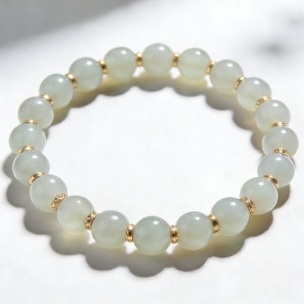 Soft Mist Beaded Bracelet