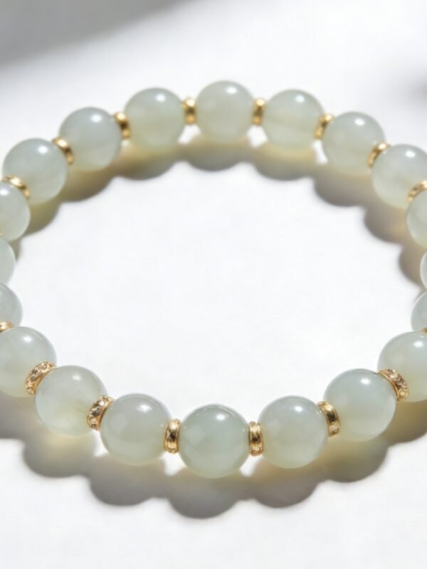 Soft Mist Beaded Bracelet